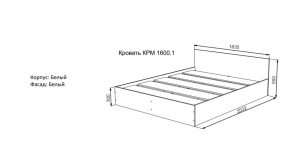 Кровать Мэри КРМ 1600